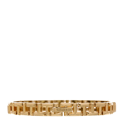 Tiffany 18K Yellow Gold Narrow T True Bracelet 2 of 3