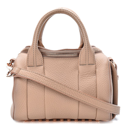 Alexander Wang Pebbled Lambskin Mini Rockie Truffle Rose Gold Hardware 1 of 11