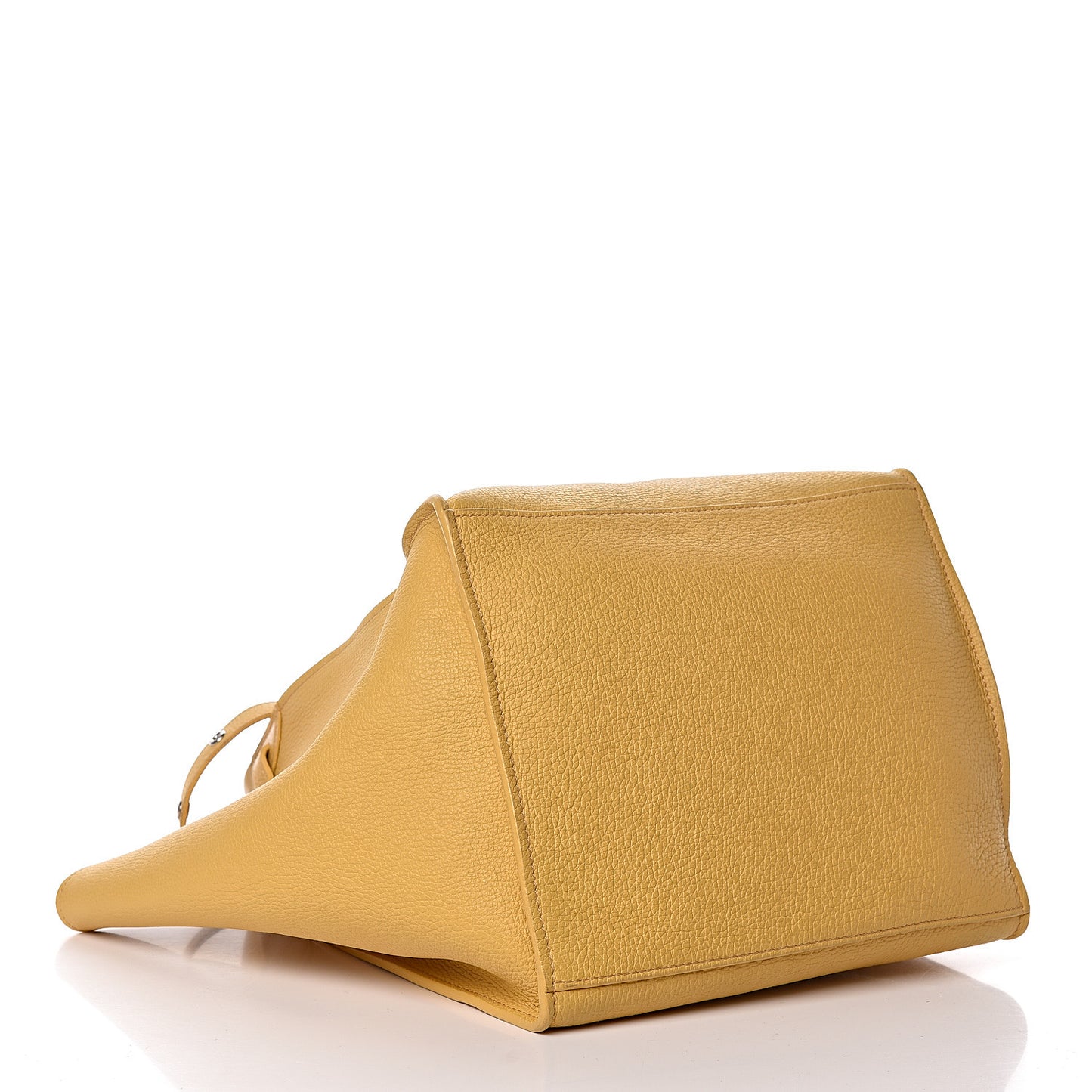 Supple Grained Calfskin Small Big Bag Sunflower