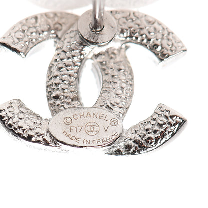 Chanel Crystal CC Earrings Silver 4 of 5