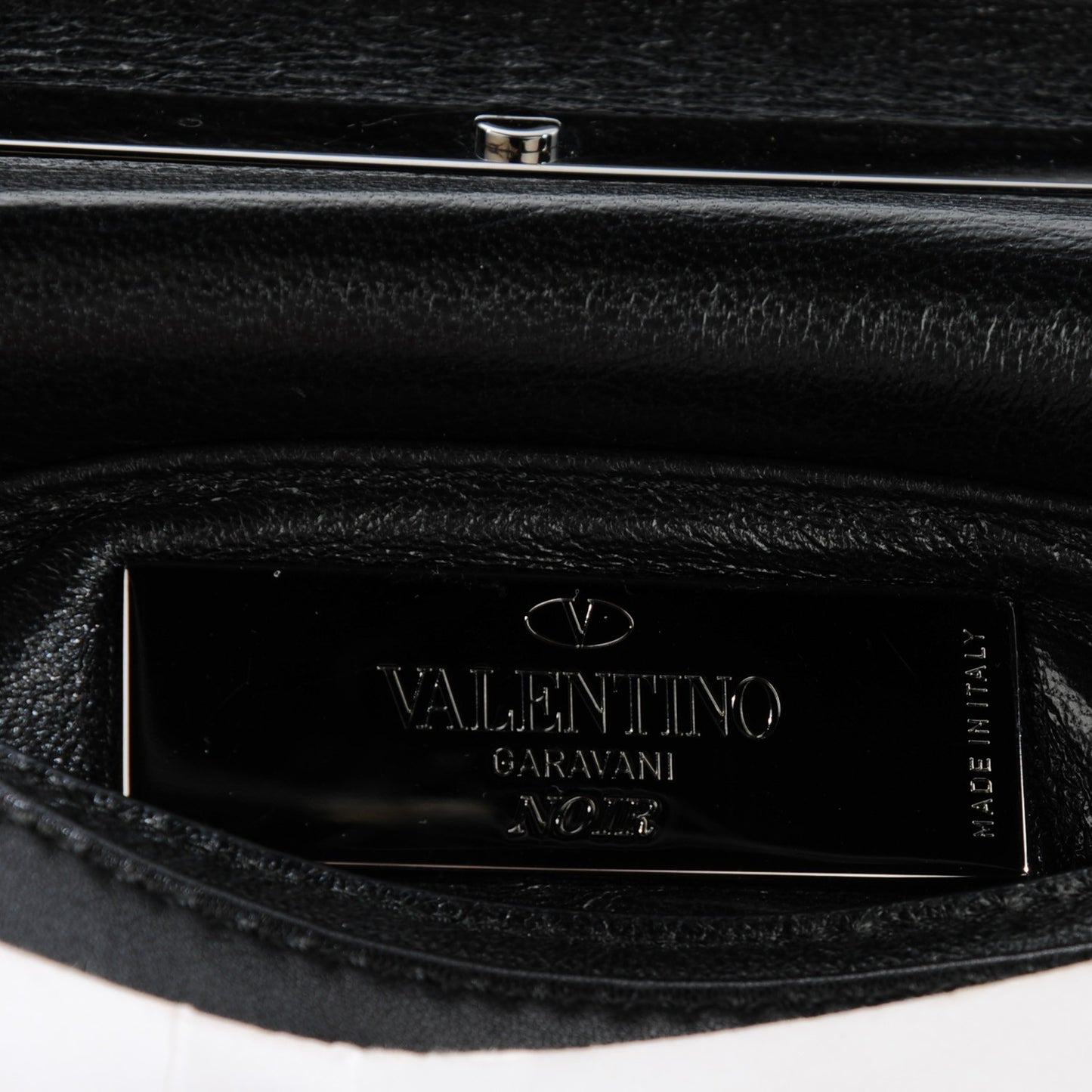 Nappa Crystal Encrusted Studs Va Va Voom Shoulder Bag Black