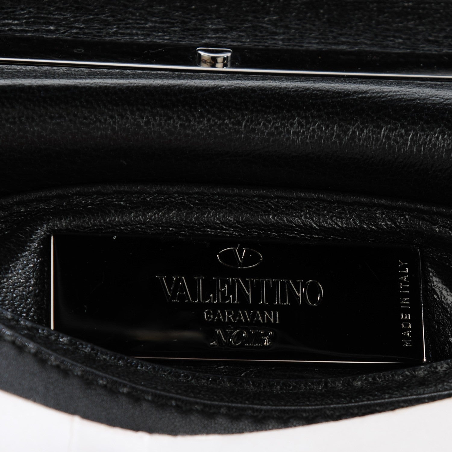 Valentino Garavani Nappa Crystal Encrusted Studs Va Va Voom Shoulder Bag Black 6 of 8