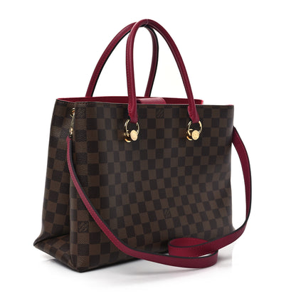 Louis Vuitton Damier Ebene LV Riverside Lie De Vin 3 of 9