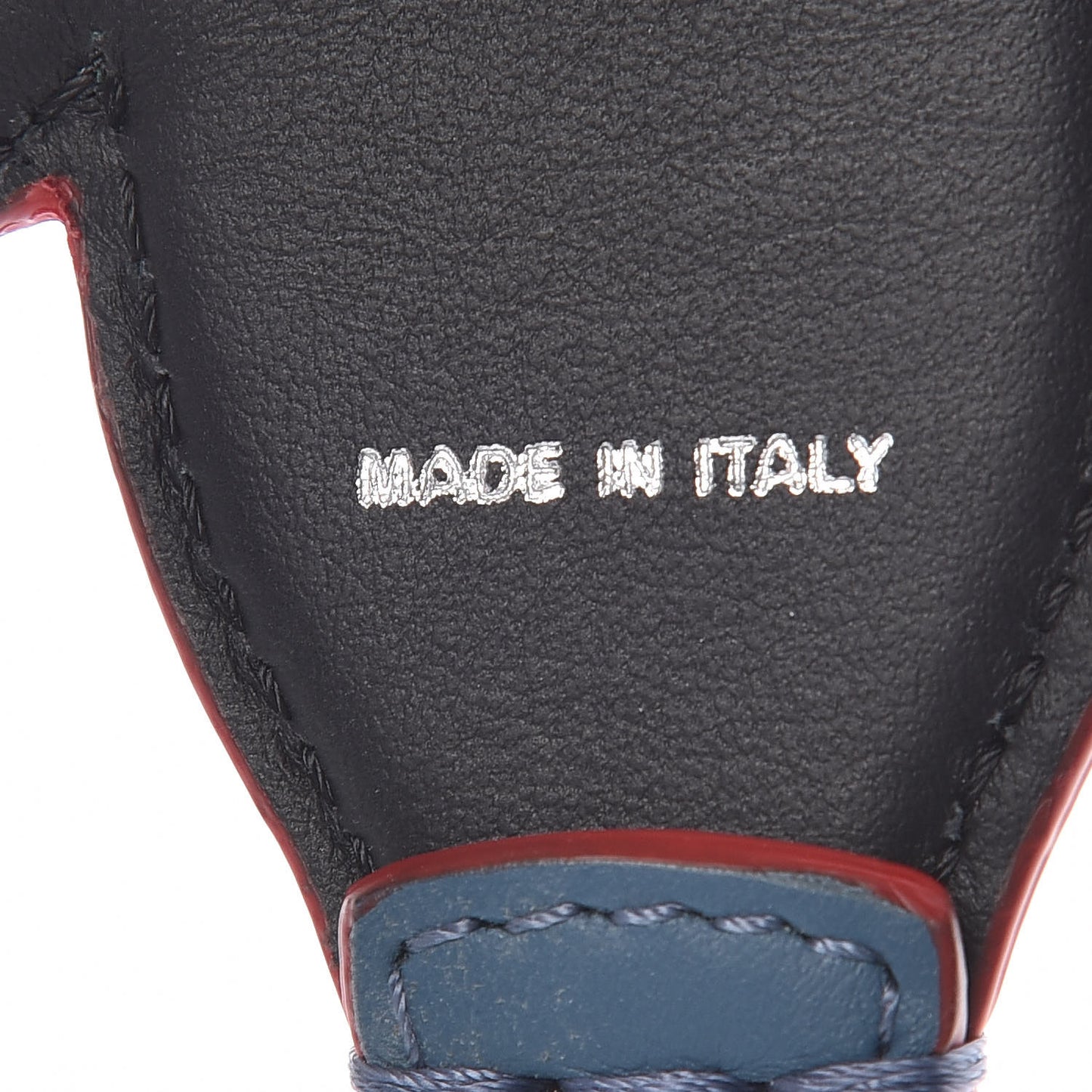 Vitello Century Elaphe Open Your Heart Bi-Color Strap You Balena Black