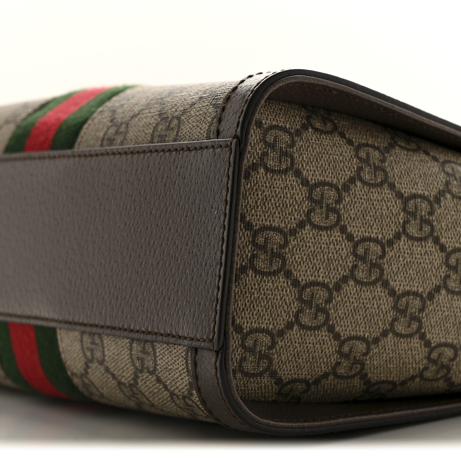 Gucci GG Supreme Monogram Small Ophidia Tote Bag Brown 10 of 13