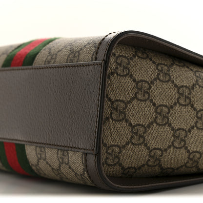 Gucci GG Supreme Monogram Small Ophidia Tote Bag Brown 10 of 13