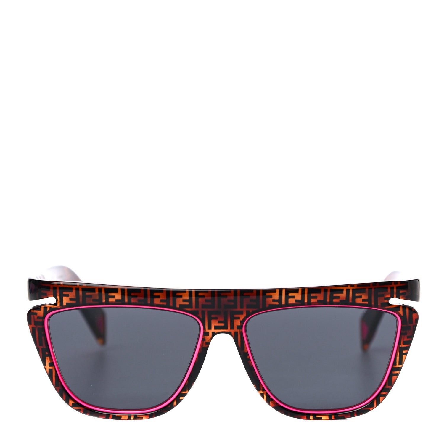 Fendi Acetate Sunglasses FF 0384/S Havana Pink 4 of 7
