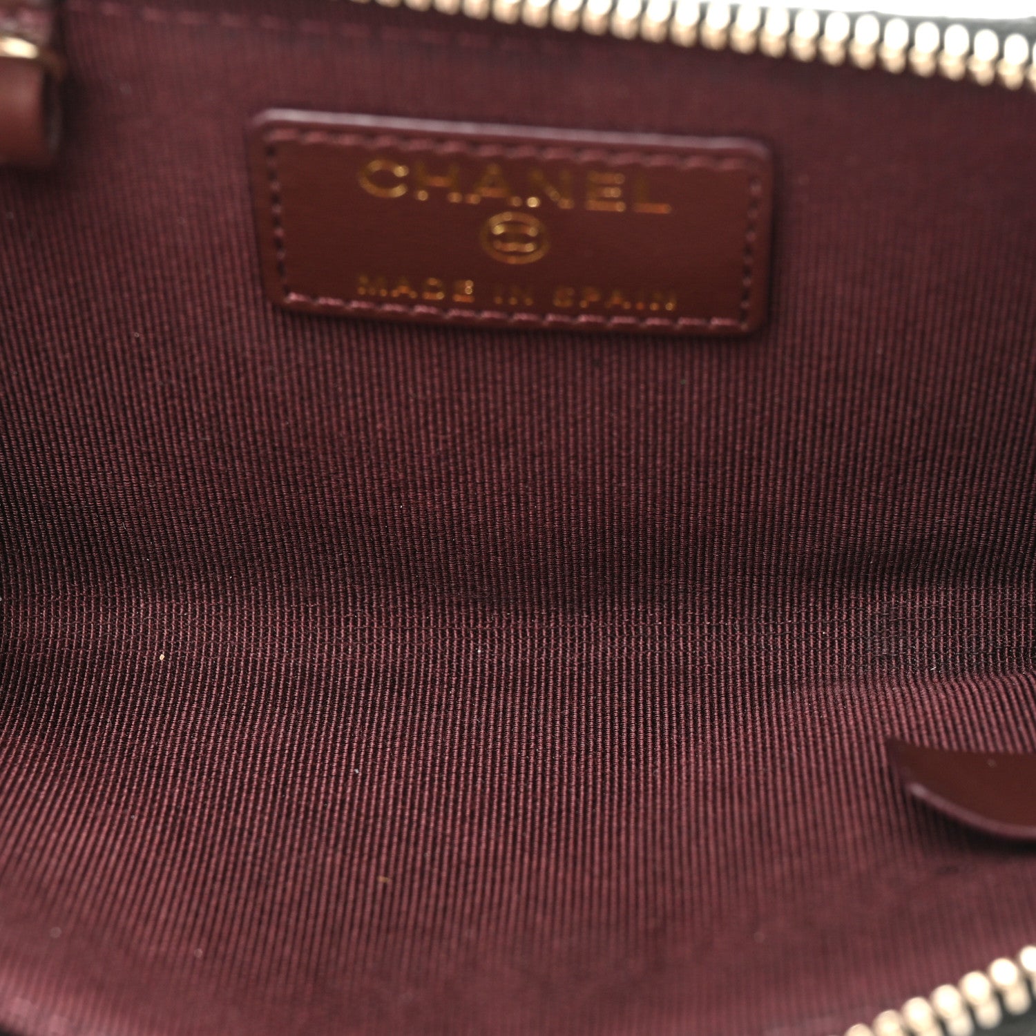 Chanel Caviar Quilted Zipped Key Holder Case Black 5 of 12