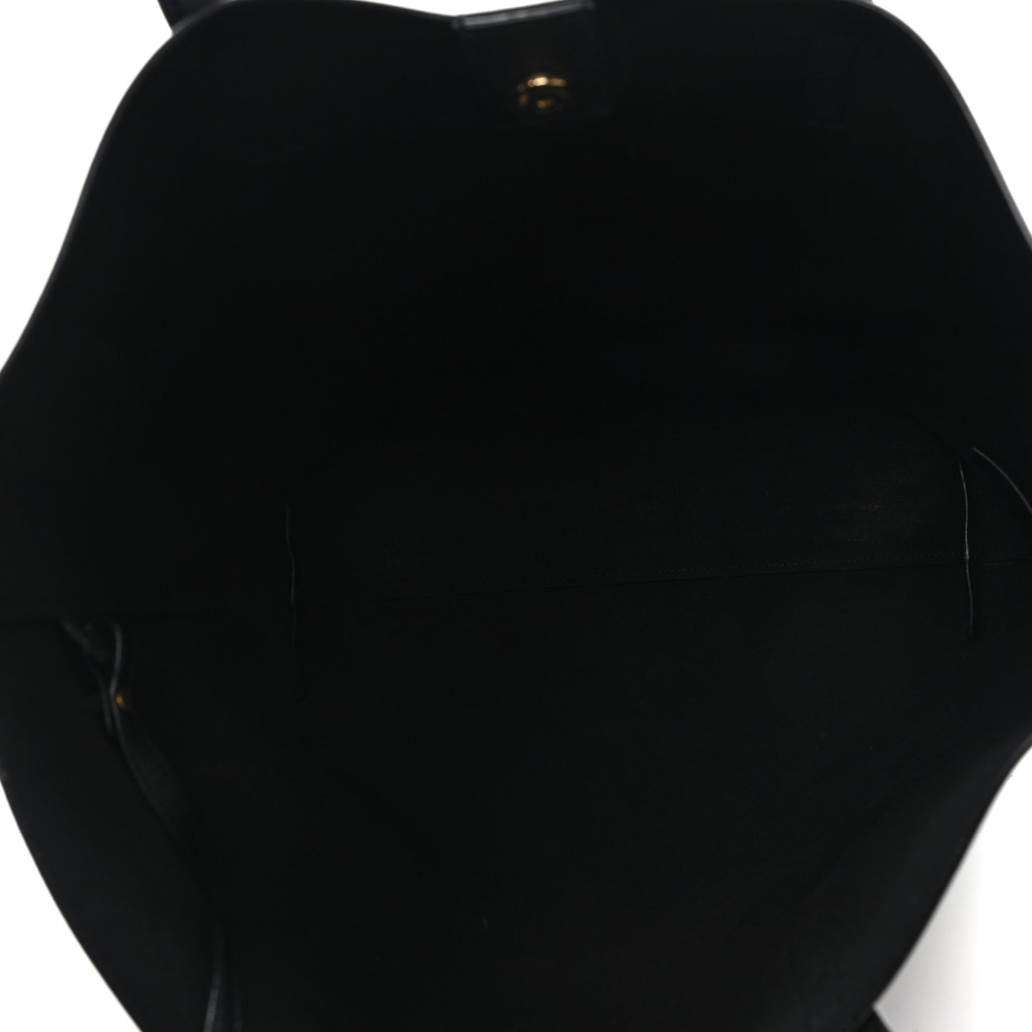 Calfskin North-South Shopping Tote Black