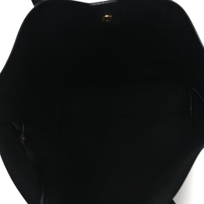 Saint Laurent Calfskin North-South Shopping Tote Black 6 of 12