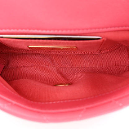 Chanel Lambskin Quilted Chanel 19 Waist Bag Pink 5 of 8