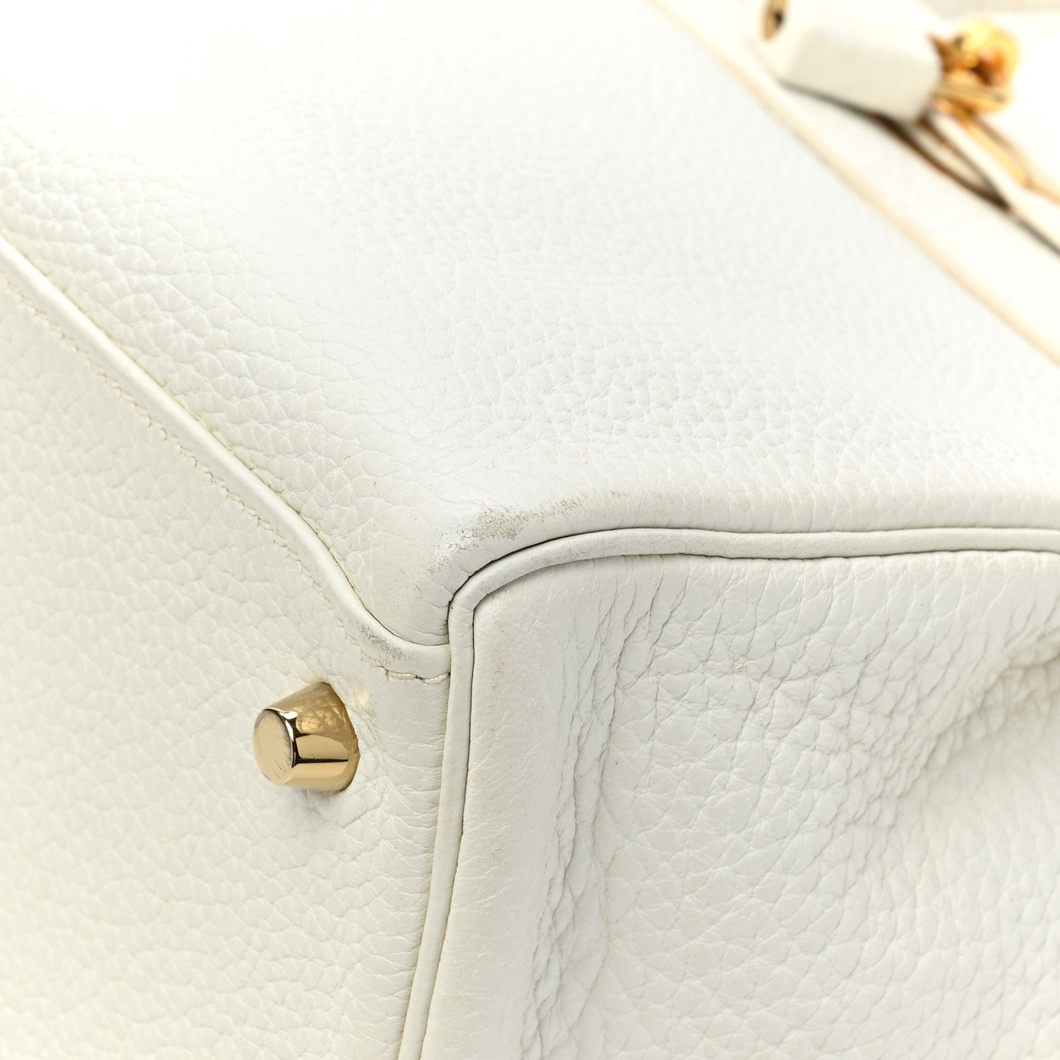 Hermes Taurillon Clemence Kelly Retourne 32 White 20 of 22