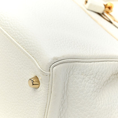 Hermes Taurillon Clemence Kelly Retourne 32 White 20 of 22
