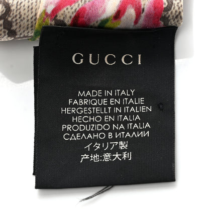 Gucci Silk Monogram Blooms Print Headband Antique Rose 5 of 7