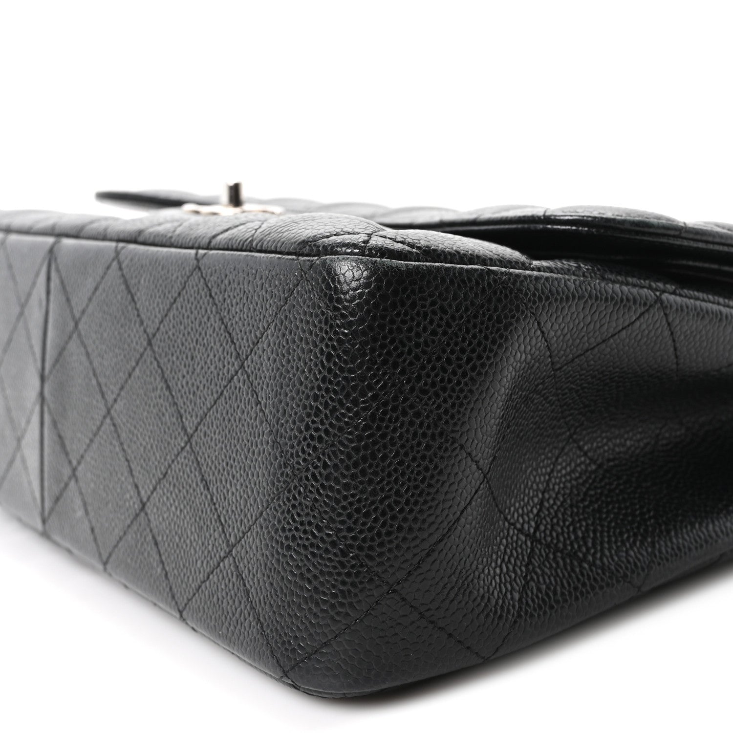 Chanel Caviar Quilted Jumbo Double Flap Black 9 of 9