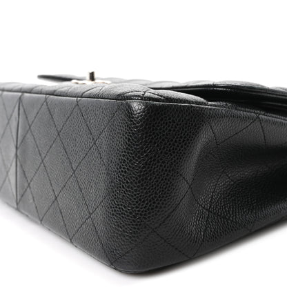 Chanel Caviar Quilted Jumbo Double Flap Black 9 of 9