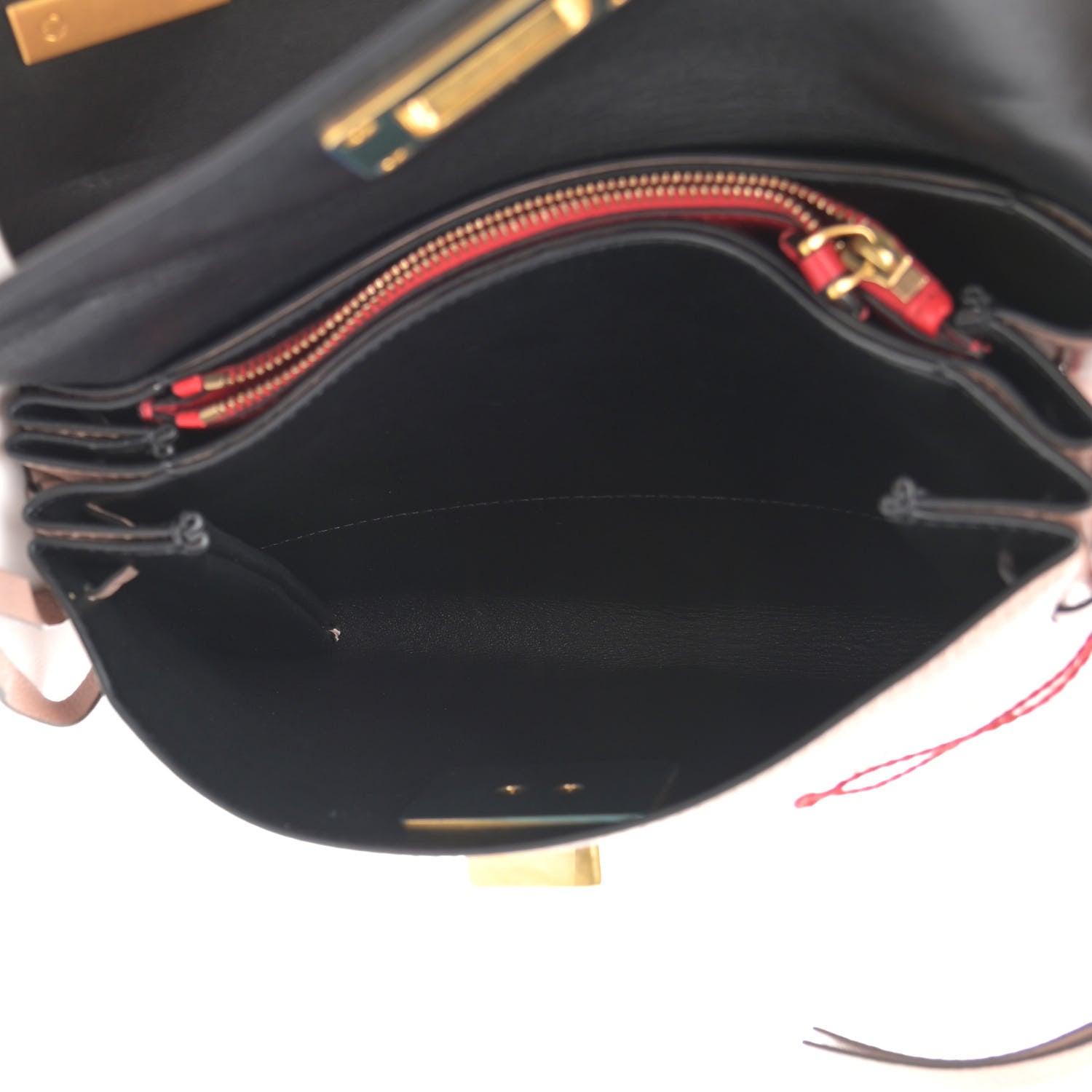 Valentino Garavani Calfskin VRing Shoulder Bag Rose Cannelle 5 of 15