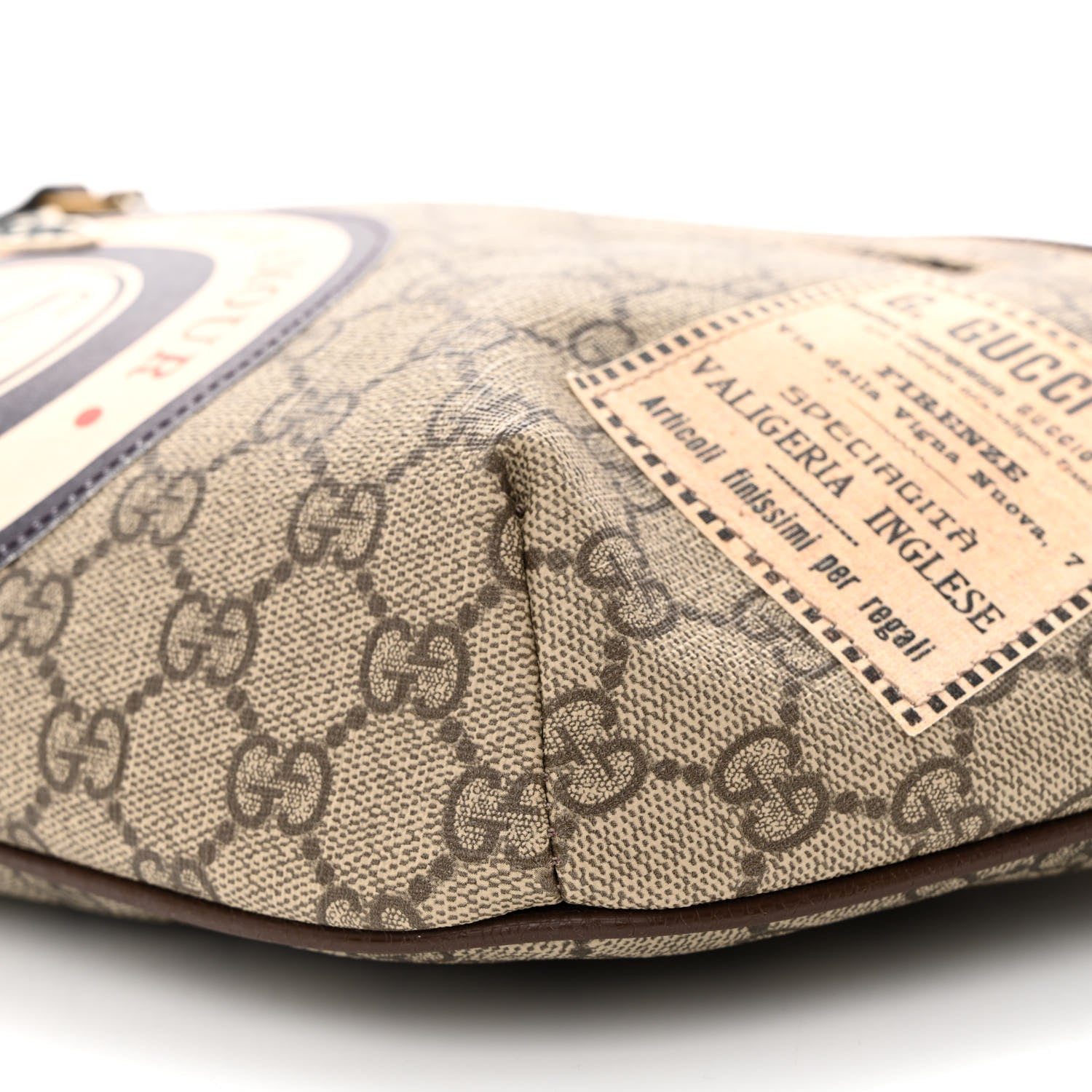 Gucci GG Supreme Monogram Courrier Belt Bag Beige New Acero 10 of 10