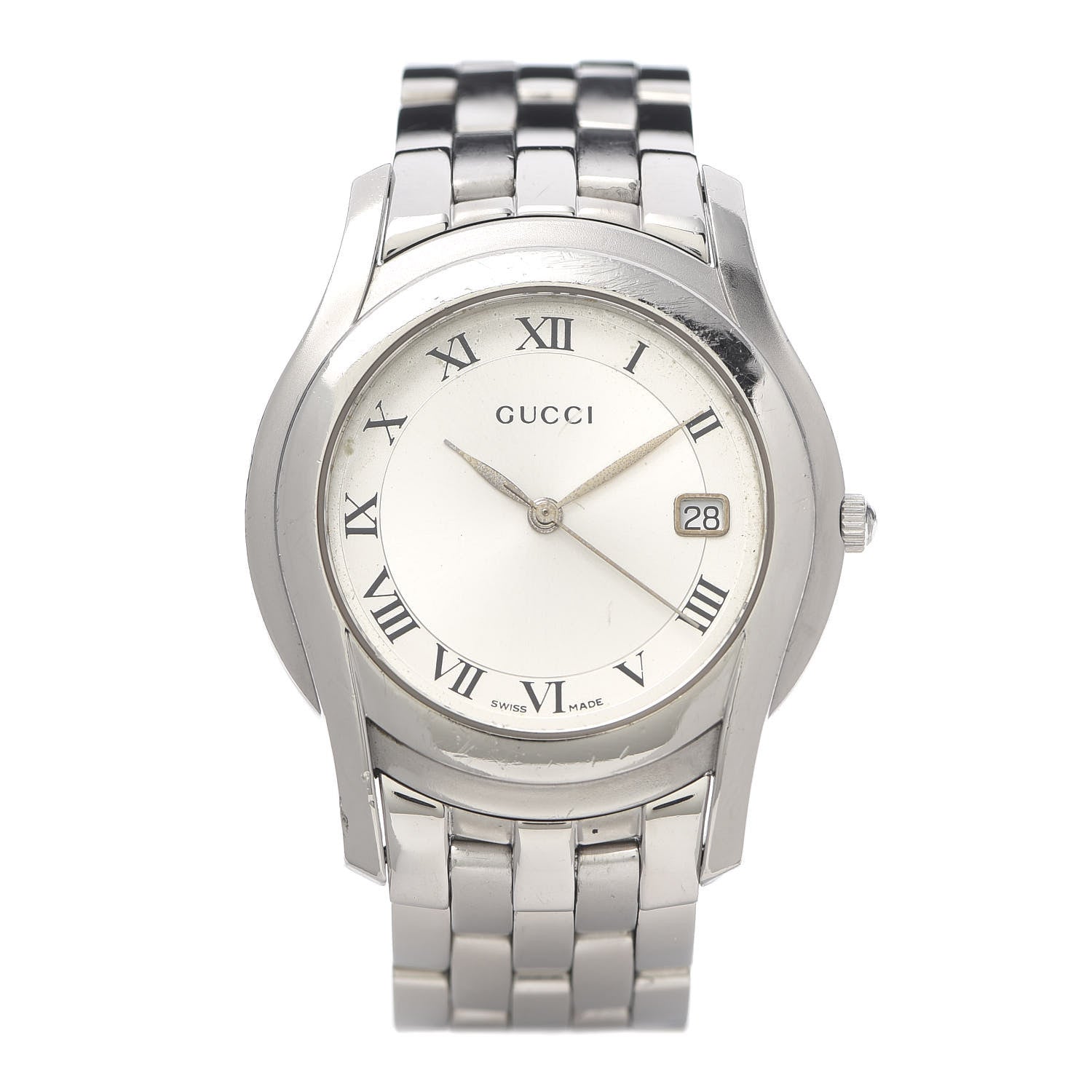 Gucci Stainless Steel 35mm 5500M Quartz Watch 1 of 6