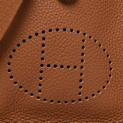 Hermes Taurillon Clemence Evelyne TPM Gold 8 of 11