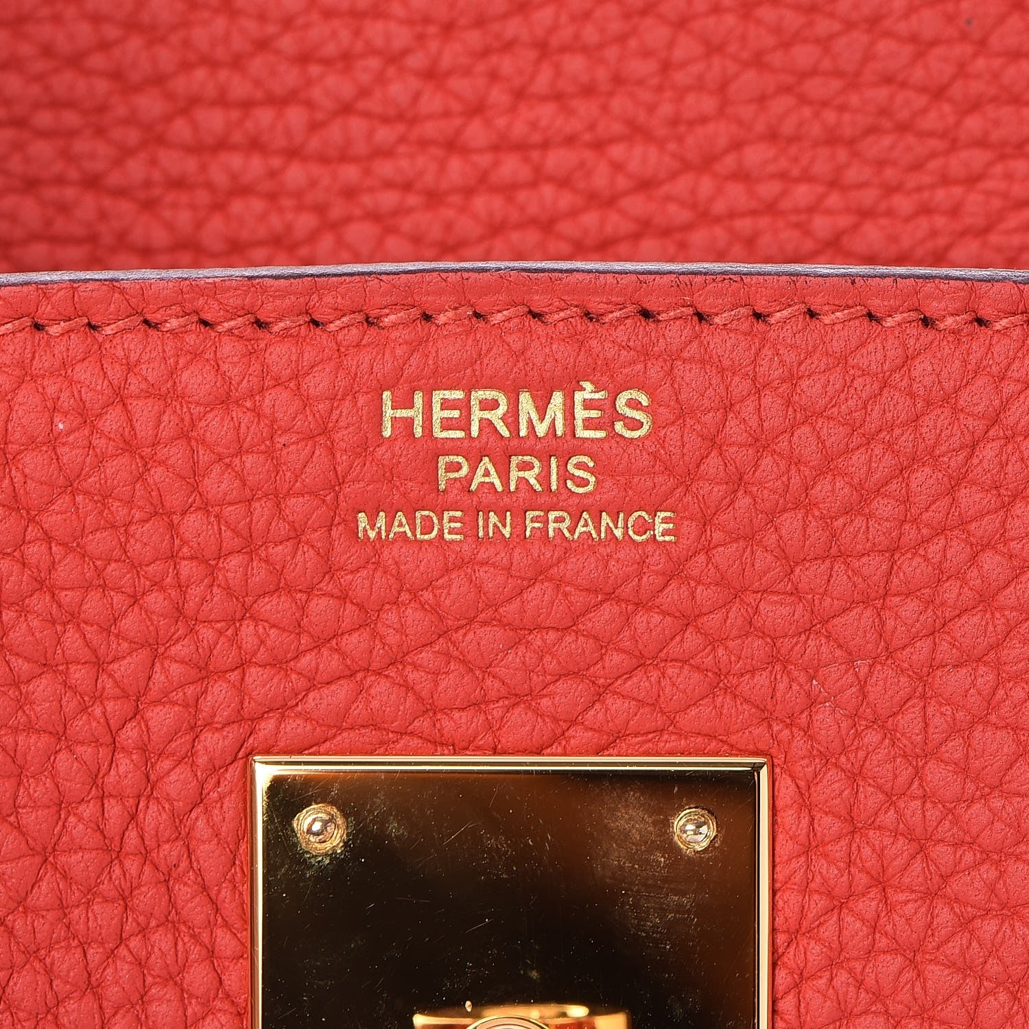 Hermes Togo Birkin 30 Rouge Tomate 18 of 35