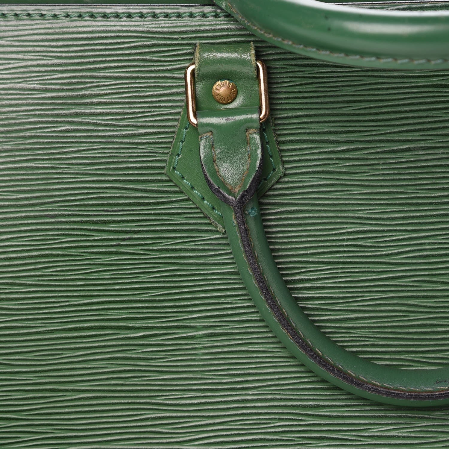 Louis Vuitton Epi Sac Triangle Green 15 of 21