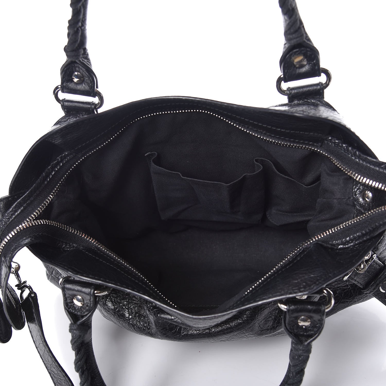 Balenciaga Agneau Giant 12 Silver Hardware Town Black 8 of 10
