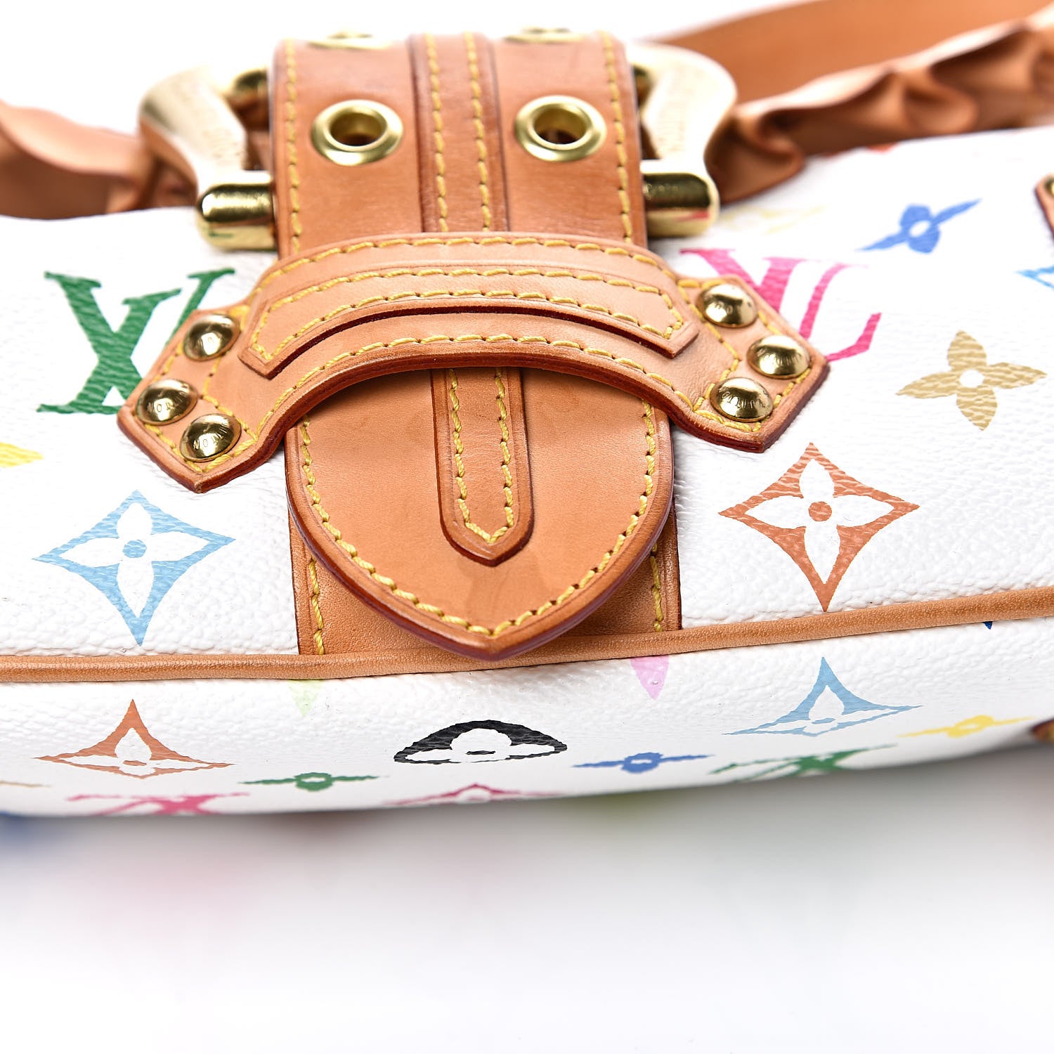 Louis Vuitton Monogram Multicolor Leonor White 9 of 16
