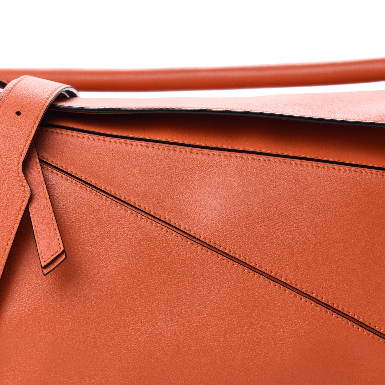 Loewe Calfskin Medium Puzzle Bag Coral 10 of 10