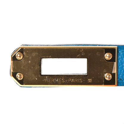 Hermes Chevre Mysore Mini Kelly Sellier 20 Bleu Zanzibar 15 of 29