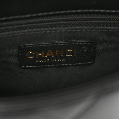 Chanel Lambskin Quilted Chain Around Mini Flap Bag Black 6 of 10