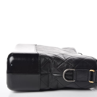 Chanel Aged Calfskin Quilted Medium Gabrielle Hobo Black 11 of 13