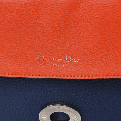 Christian Dior Bullcalf Medium Be Dior Flap Mineral Blue 7 of 12
