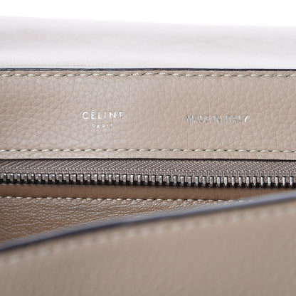 Celine Drummed Calfskin Suede Medium Trapeze Dune 6 of 13