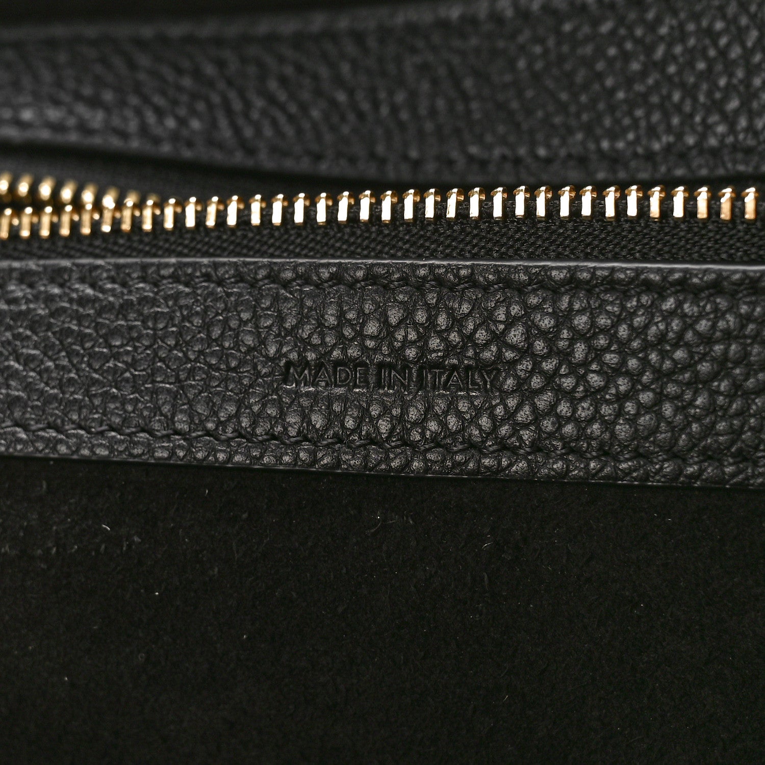 Celine Soft Grained Calfskin Small Belt Cabas Phantom Black 6 of 8