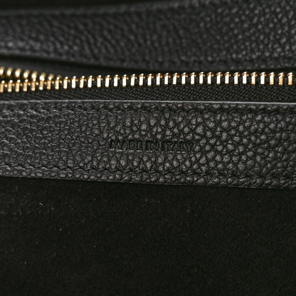 Celine Soft Grained Calfskin Small Belt Cabas Phantom Black 6 of 8