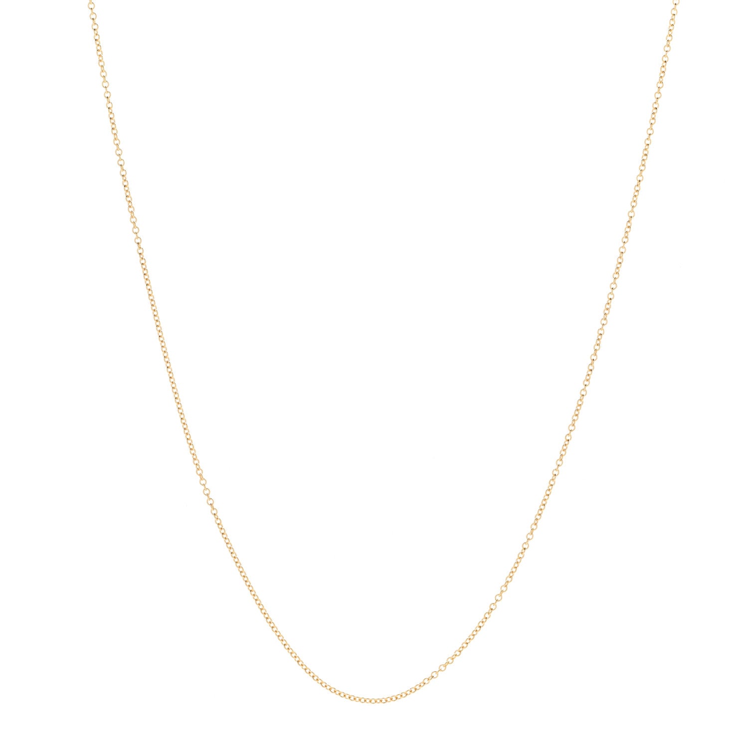 Tiffany 18K Yellow Gold Chain Necklace 16" 1 of 5