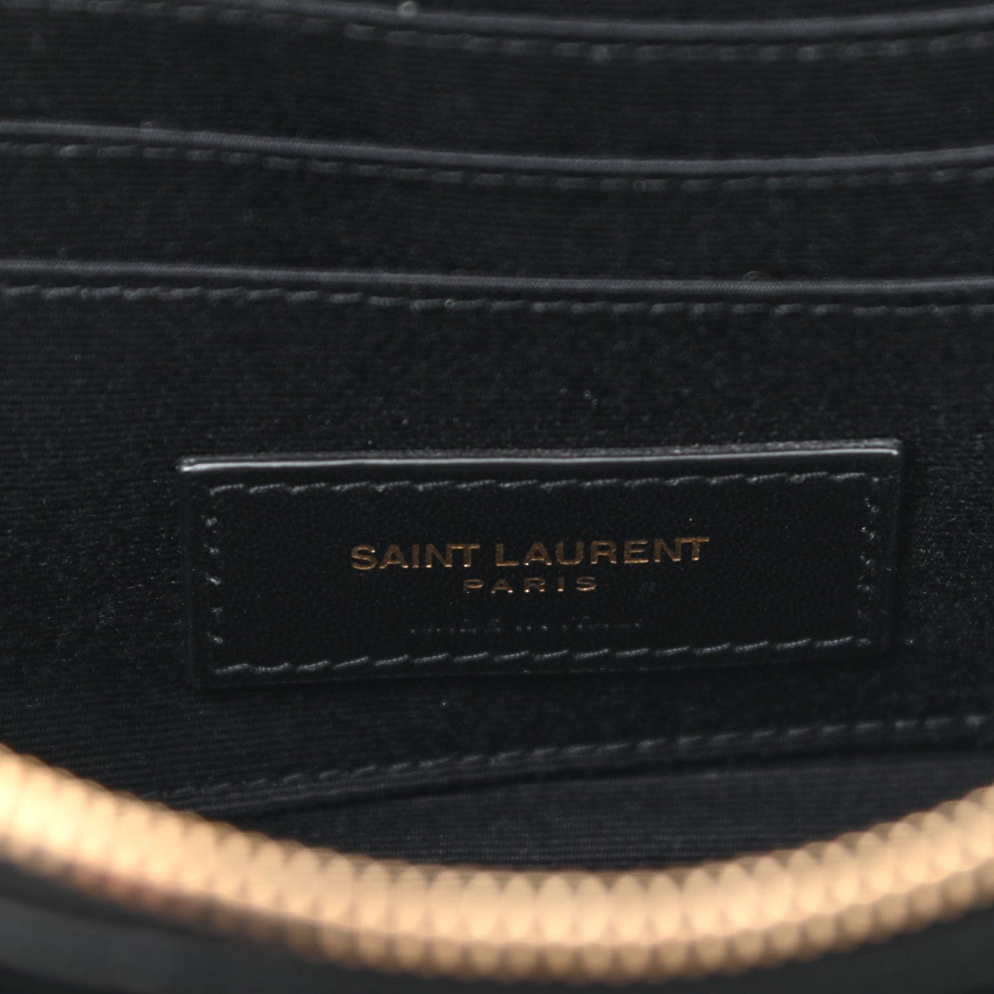 Grained Lambskin Quilted Mini Becky Double Zip Bag Black