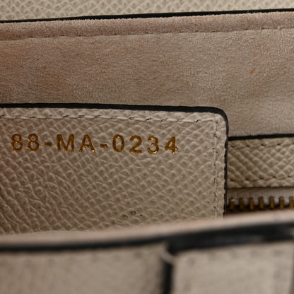 Christian Dior Grained Calfskin Saddle Bag With Strap Latte 13 of 29