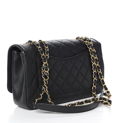 Chanel Caviar Quilted Medium CC Filigree Flap Black 2 of 10