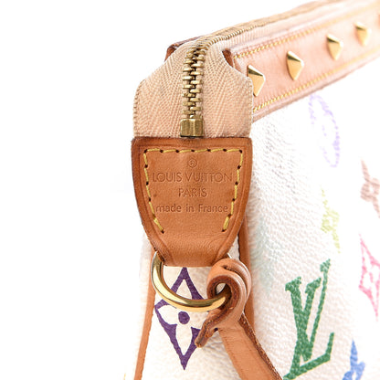 Louis Vuitton Monogram Multicolor Pochette Accessories White 7 of 11