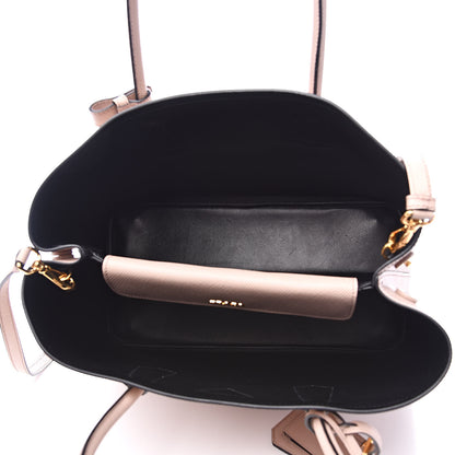 Prada Saffiano Cuir Medium Double Bag Cammeo 5 of 11