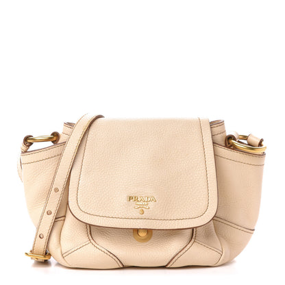 Prada Vitello Daino Crossbody Bag Cera 1 of 9