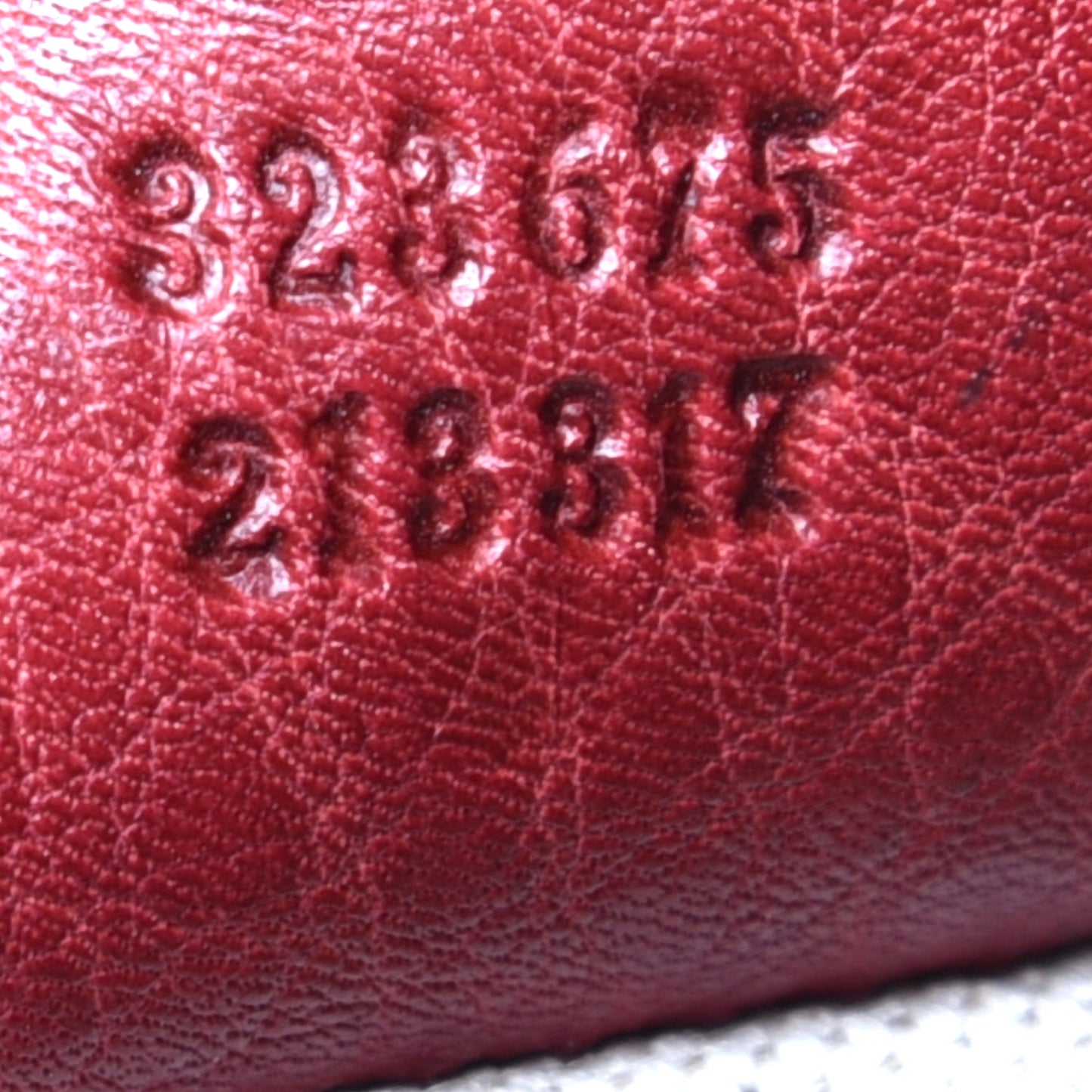 Monogram Medium Miss GG Top Handle Bag Dark Red