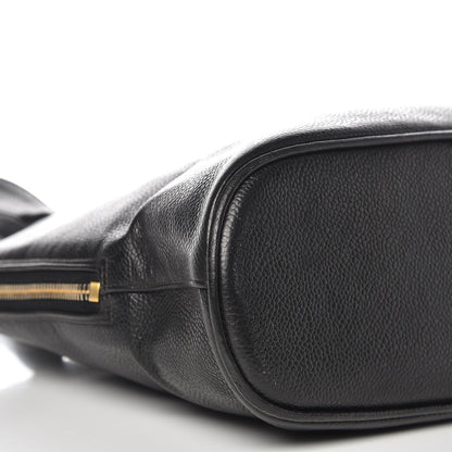 Chanel Caviar Large CC Shoulder Bag Black 9 of 20