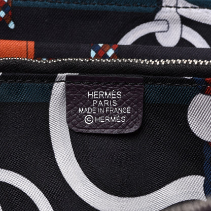 Hermes Epsom Silk'In Wallet Raisin 6 of 14