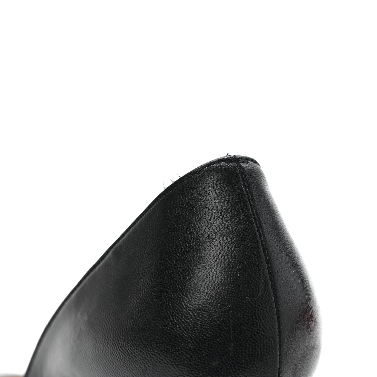 Christian Louboutin Kid Particule 100 Pumps 36 Black 7 of 9