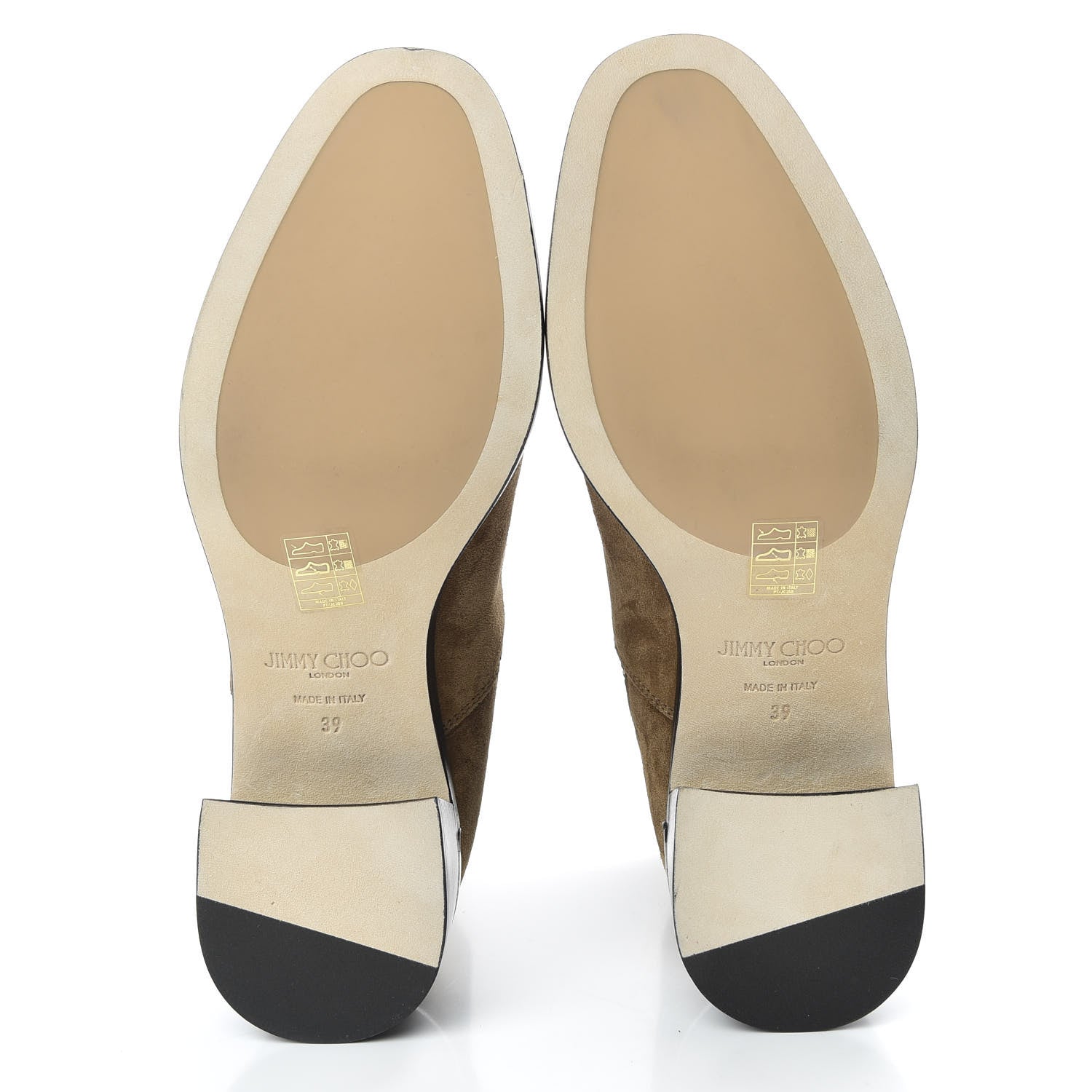 Jimmy Choo Suede Rourke Ankle Boots 39 Clove 5 of 9