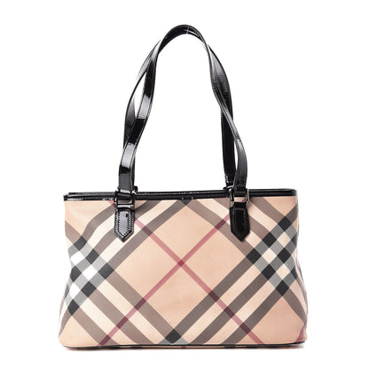 Burberry Supernova Check Regent Tote Black 1 of 15
