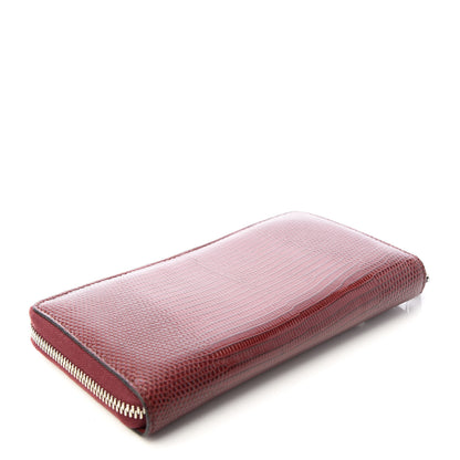 Gucci Lizard Millenium Zip Around Wallet Bordeaux 4 of 7